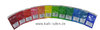 Pigment-Proben-Set, Buntfarben (Mineralfarben), 12 Beutel mit jeweils circa 10 g