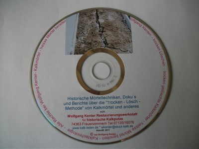 CD-ROM über Kalkmörteltechnik und Trockenlösch-Methode