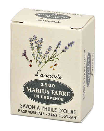 Olivenöl-Seife, Duftnote: Lavendel, 40 g, in einer Schachtel