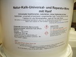 Naturkalk-Universal- und Reparaturmörtel mit Hanf, 10 kg Trockenmörtel, im Eimer