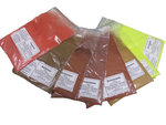 Künstler-Pigment-Sortiment,  Mineralfarben, 8 Beutel mit jeweils 100 g